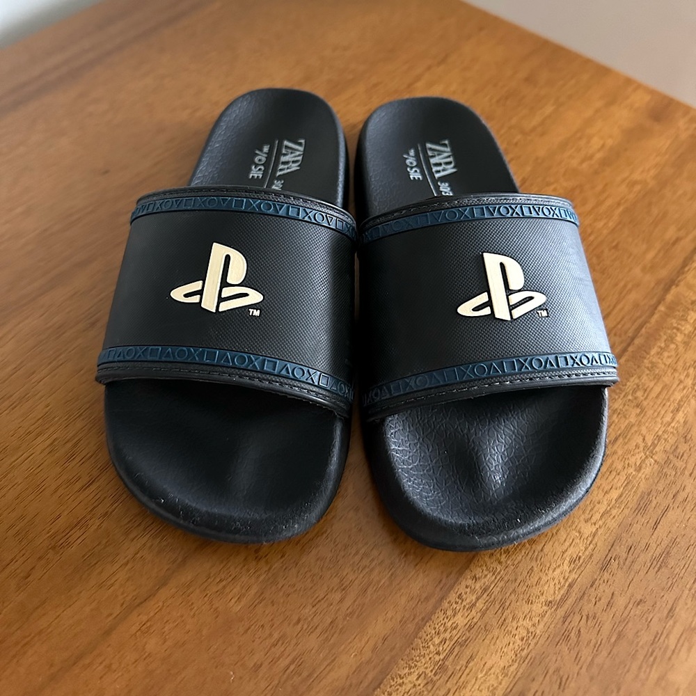 Boys PlayStation Slides Slip On Shoes Sandals